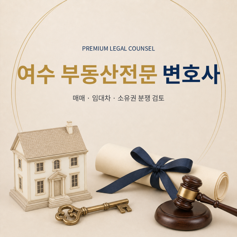 여수 부동산전문 변호사